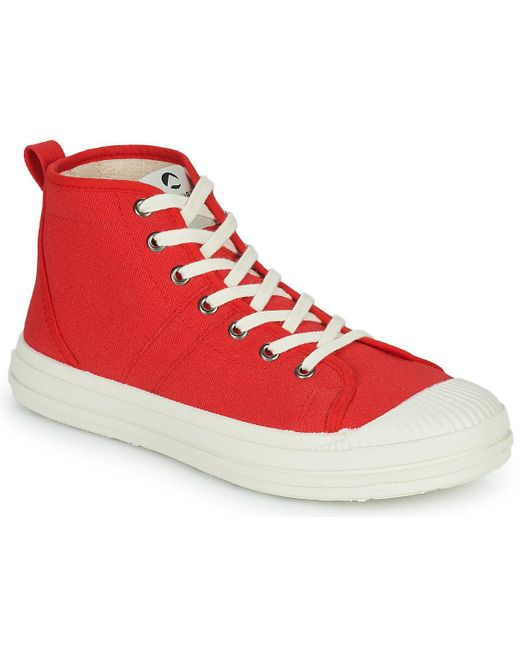 Pataugas Red Etche Shoes (high-top Trainers)