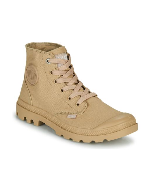 Palladium Natural Mono Chrome Mid Boots
