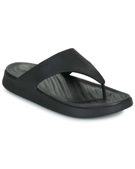 CROCSTM Black Flip Flops / Sandals (shoes) Getaway Triangle Flip