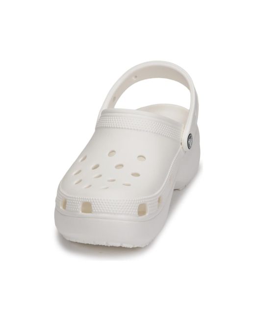 CROCSTM White Classic Platform Clog W Clogs (shoes)