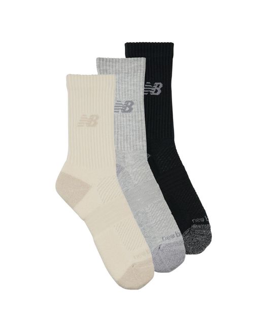 New Balance Blue Sports Socks Active Cushion Crew Socks 3 Packs