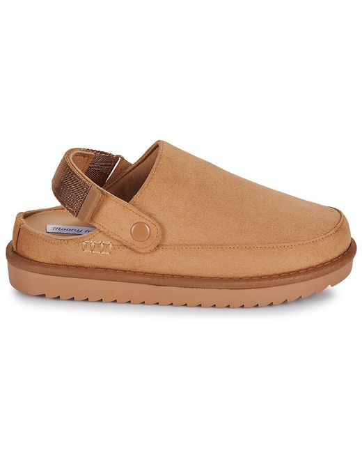 Moony Mood Brown Flip Flops Kayla