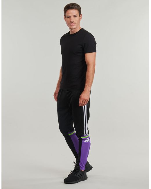 Adidas Black Tracksuit Bottoms Squadra 25 Training Pants for men
