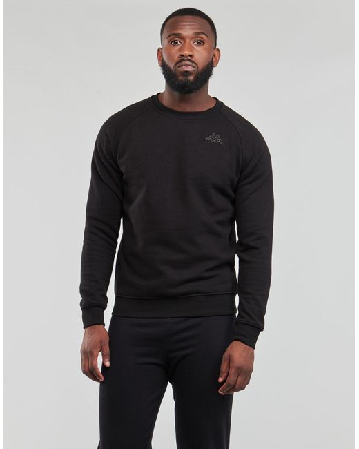Kappa Black Sweatshirts Caimali for men