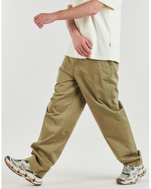 Schott Nyc Green Straight Trousers Tr James 70 for men