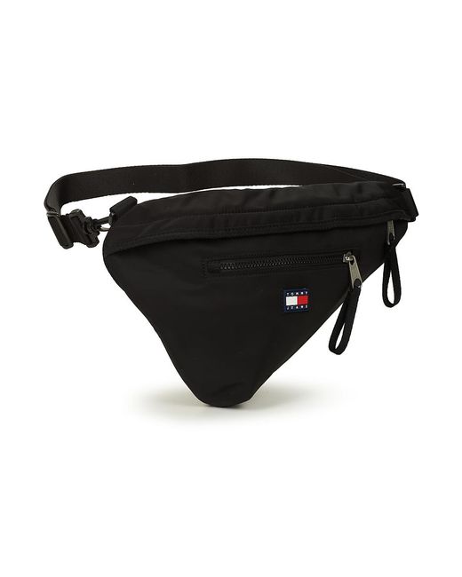 Tommy Hilfiger Black Hip Bag Tjm Urban Sling Bag for men