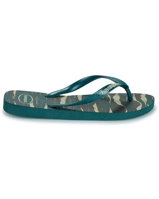 Havaianas Green Flip Flops / Sandals (shoes) Camu for men