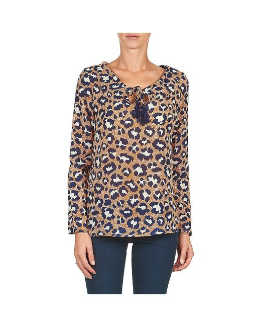 Betty London Brown Dido Women's Blouse In Orange