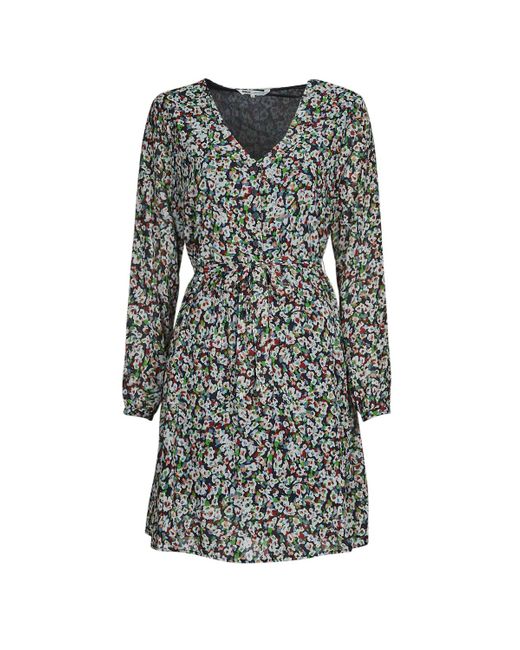 ONLY Gray Dress Onldanielle Fr L/s Lurex Dress Ptm