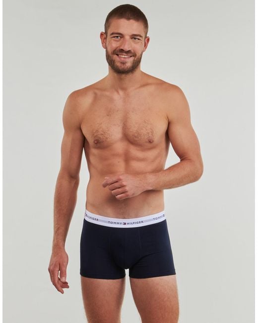 Tommy Hilfiger Blue Boxer Shorts 5p Trunk Wb X5 for men