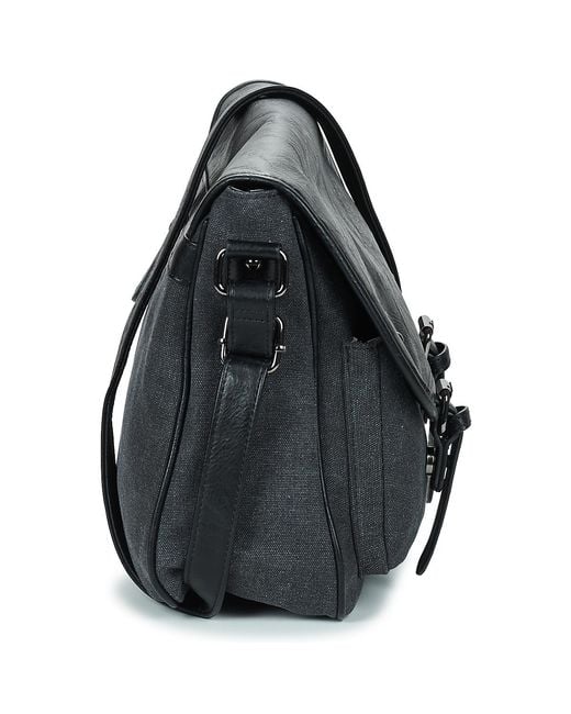 Casual Attitude Black Messenger Bag Amy for men