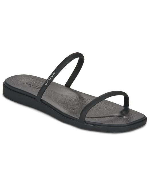 CROCSTM Black Flip Flops / Sandals (shoes) Miami Two Strap Sandal