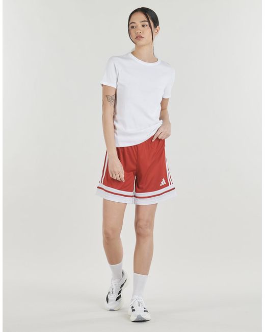 Adidas Red Shorts Football