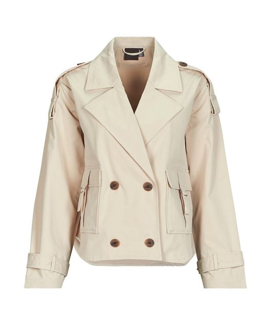 Vero Moda Natural Trench Coat Vmmanonclara