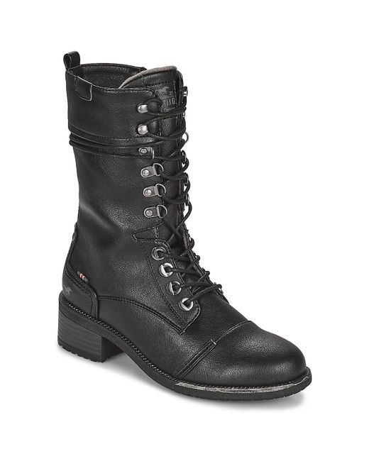 Mustang Black 1402501 High Boots