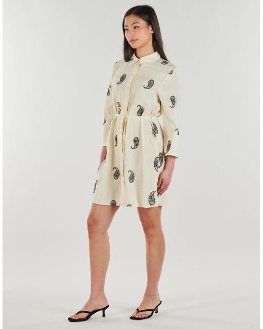 Jdy Natural Dress Thea 7/8 Embroidery