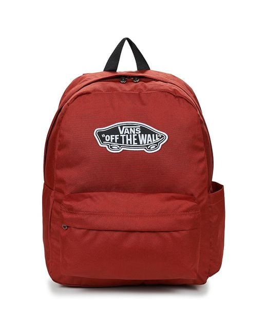 Vans Red Backpack Old Skool Classic Backpack 22l