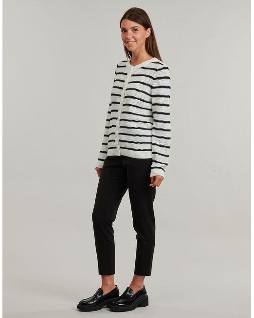 Vila Black Straight Trousers Vivarone