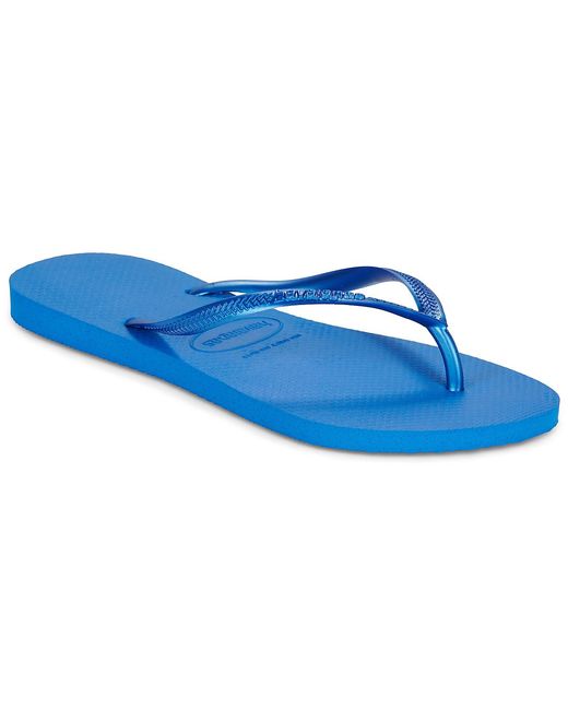 Havaianas Blue Flip Flops / Sandals (shoes) Slim
