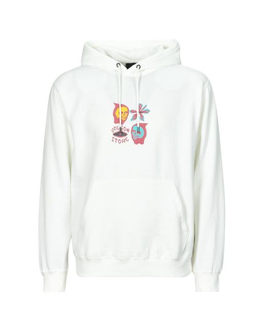 Volcom White Hoodies Earth Tripper Po for men