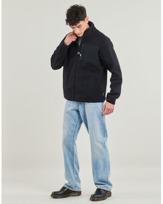 Jack & Jones Black Fleece Jacket Jjthatcher for men