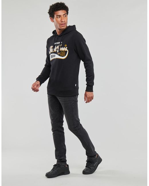 Jack & Jones Black Skinny Jeans Jjiglenn Jjoriginal Mf 772 for men