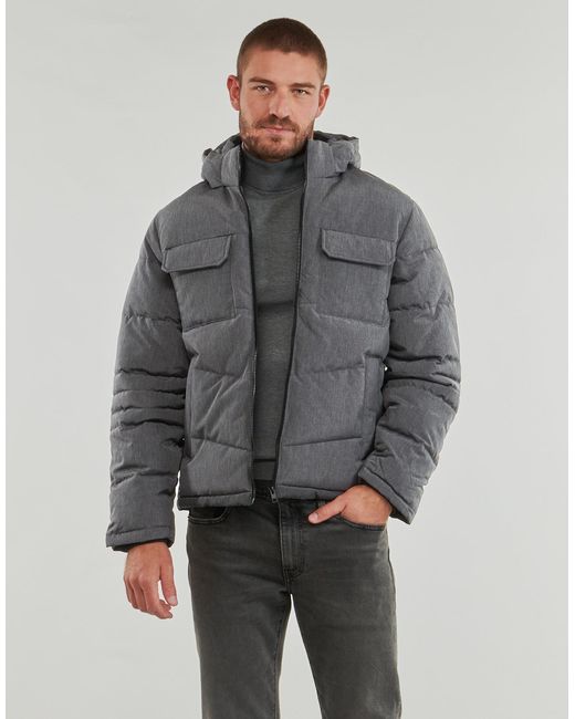 Jack & Jones Gray Duffel Coats Jjbuild for men