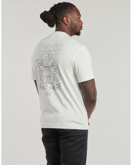 SELECTED White T Shirt Slhrelaxnic for men