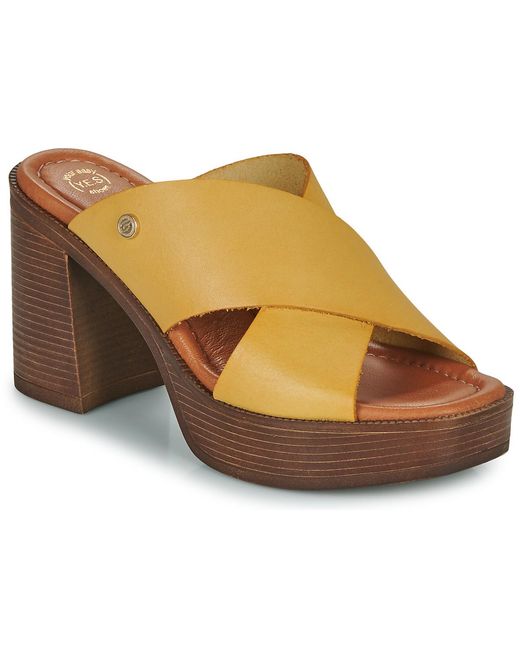 Betty London Brown Mules / Casual Shoes Margot
