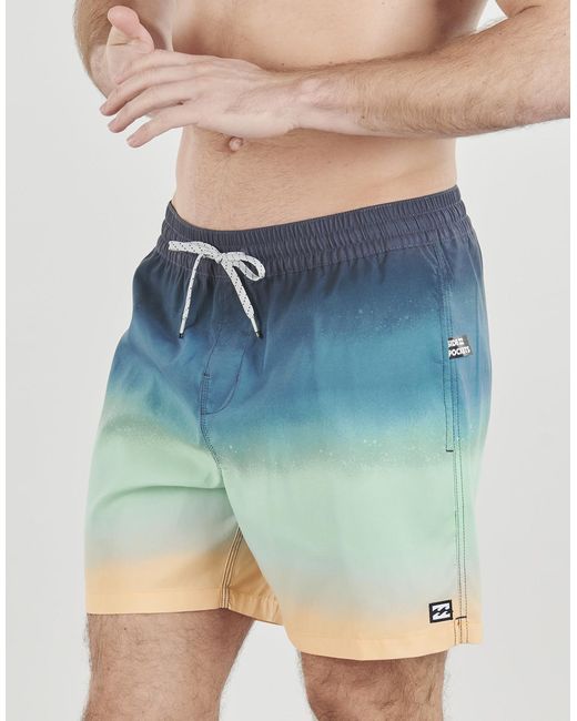 Billabong Blue Trunks / Swim Shorts All Day Fade Lb for men