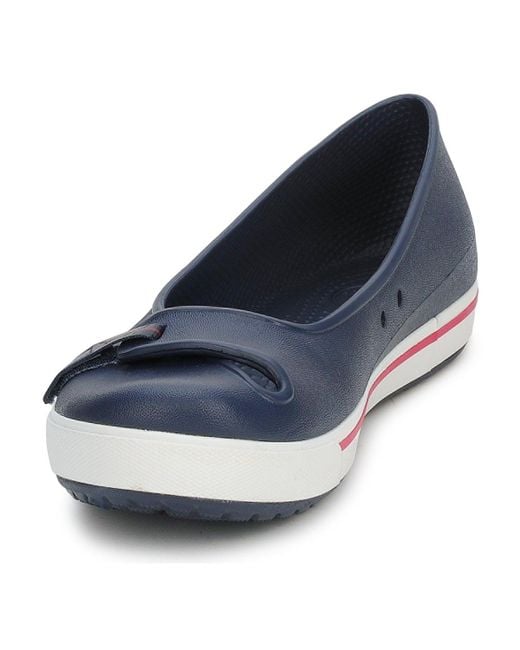 Crocs Crocband Ii.5 Flat Women s Shoes pumps Ballerinas In Blue Lyst UK