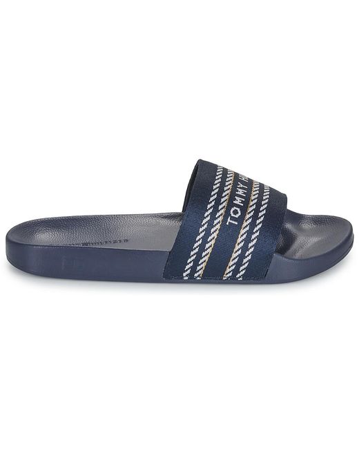 Tommy Hilfiger Blue Mules / Casual Shoes Tommy Webbing Slide