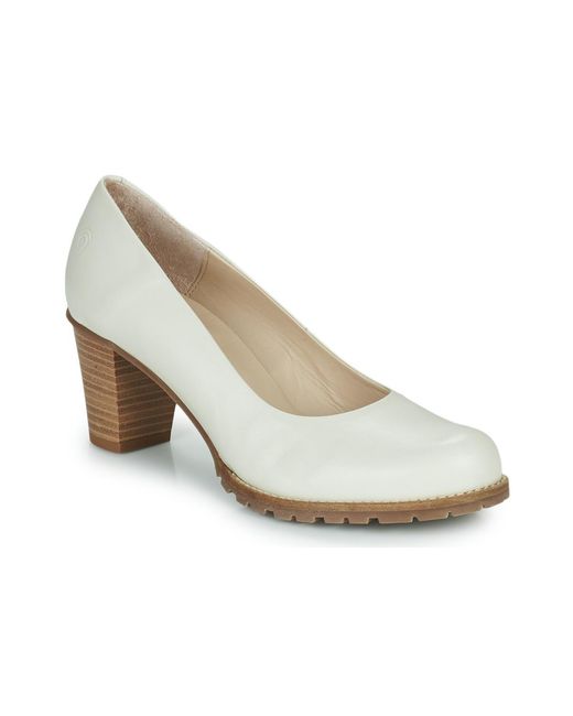 Casual Attitude White Harche Heels