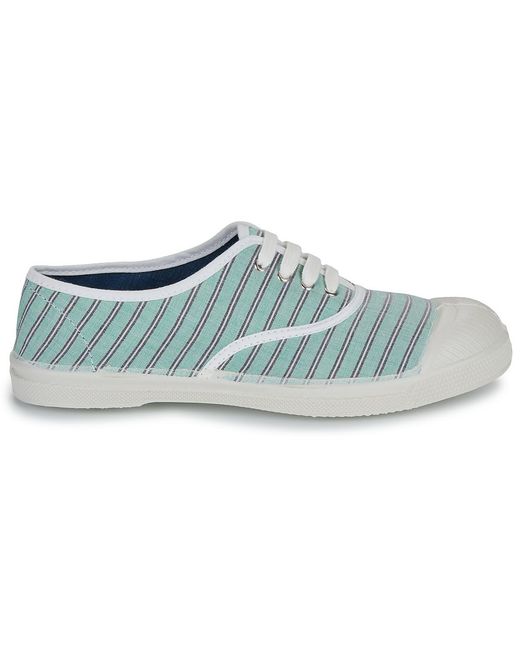 Bensimon White Shoes (trainers) Rayures