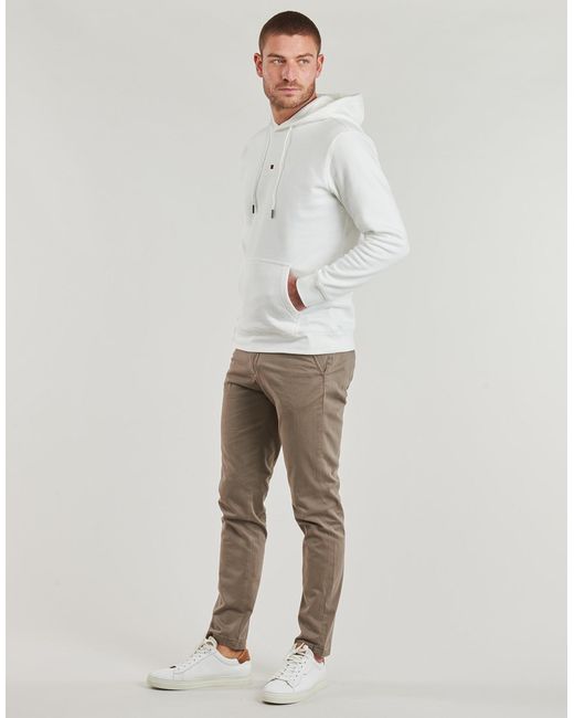 Teddy Smith Gray Hoodies S-jim Hoody for men