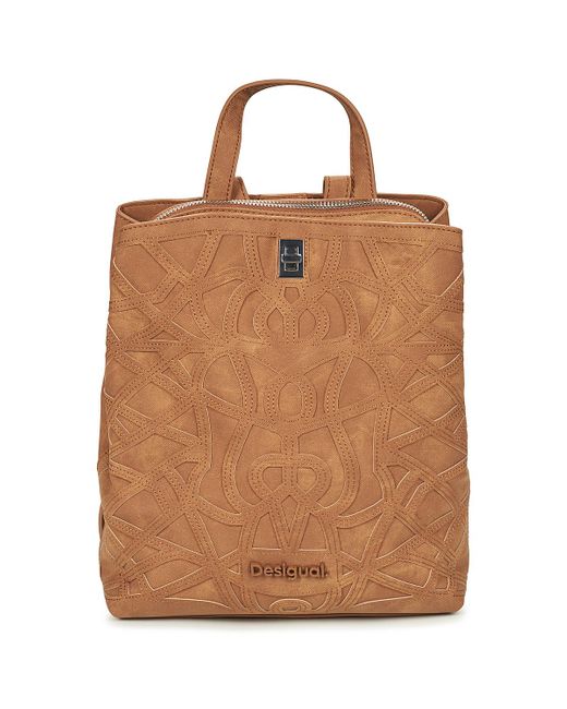 Desigual Brown Backpack Back Oasis Sumy Mini
