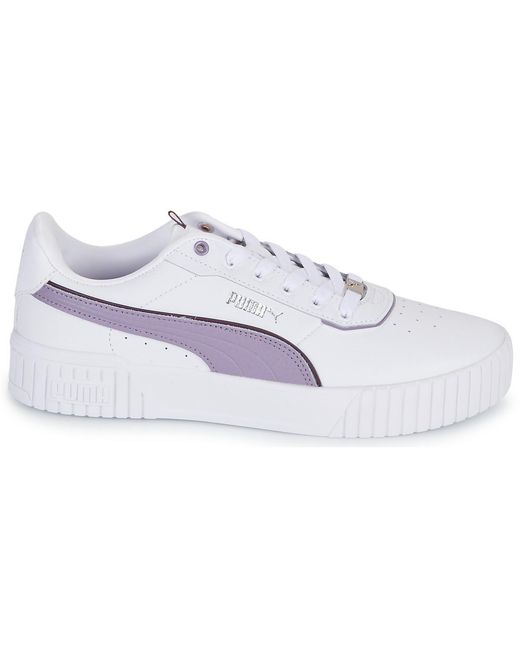 PUMA White Shoes (trainers) Carina 2.0 Lux