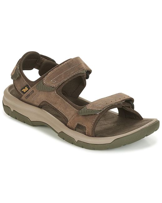 men's teva langdon leather sandals