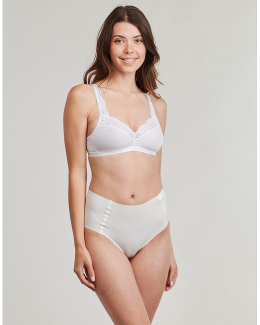 Sloggi White Triangle Bras And Bralettes Slw Romance Si