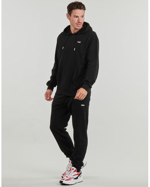 Fila Black Hoodies Bengel Regular Hoody for men
