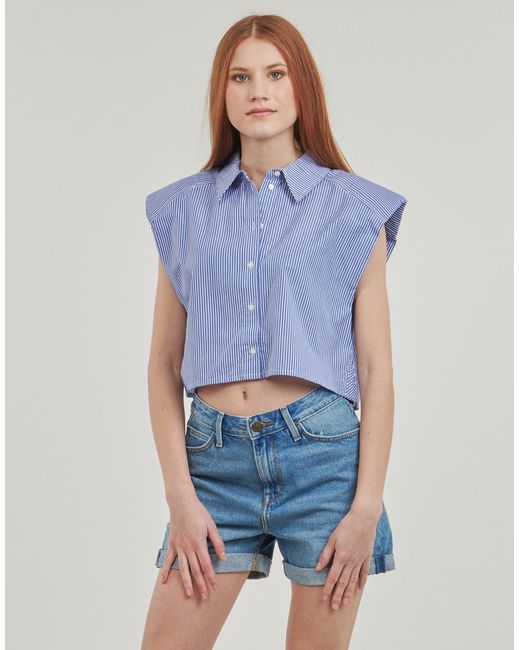 Noisy May Blue Shirt Nmkatrine