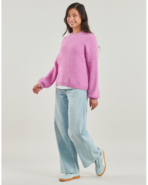 Vila Purple Sweater Viretta O-neck