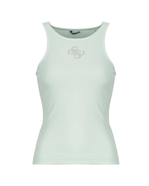 Guess Green Tops / Sleeveless T-shirts Sl Round Nk Guendalina