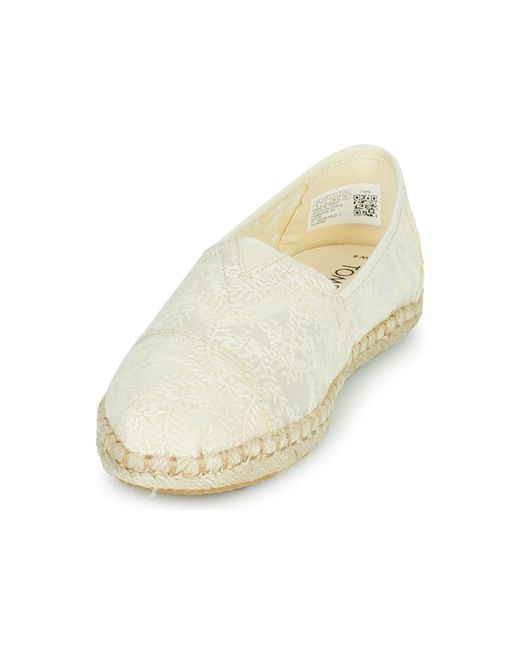 TOMS White Espadrilles / Casual Shoes Alpargata Rope