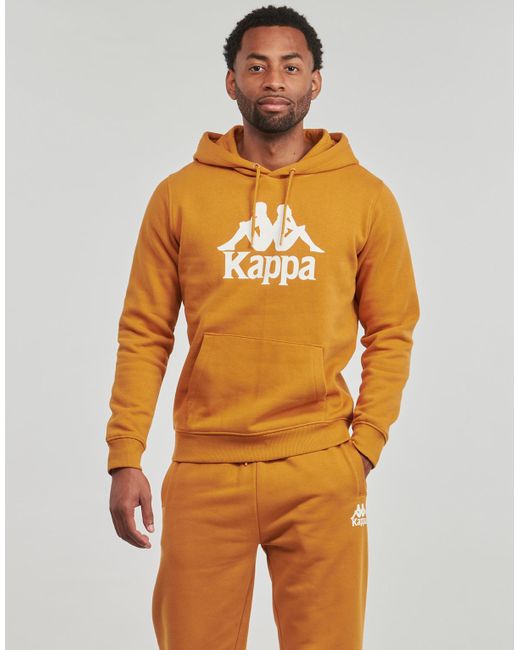 Kappa Orange Hoodies Malmo 3 Organic for men