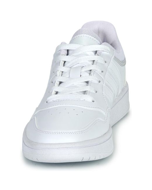Adidas White Shoes (trainers) Hoops 3.0