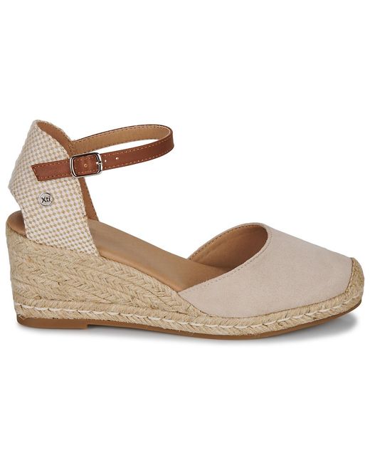 Xti Brown Wedge Sandals 140746