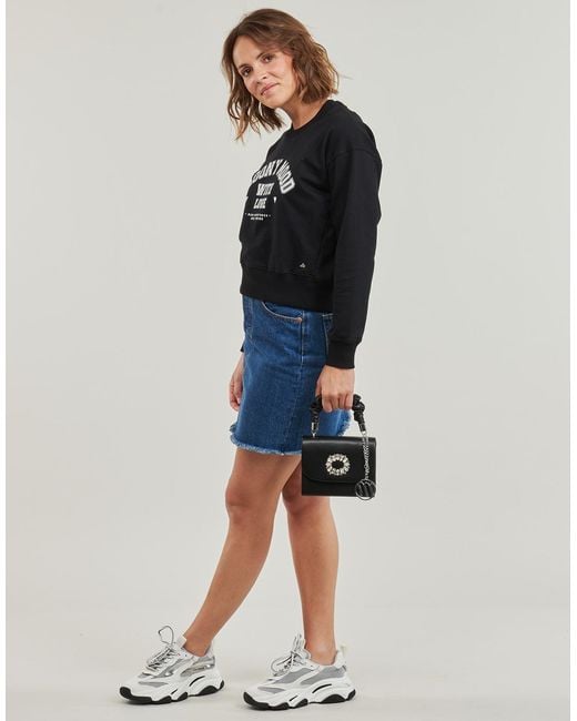 Moony Mood Black Sweatshirts Laura