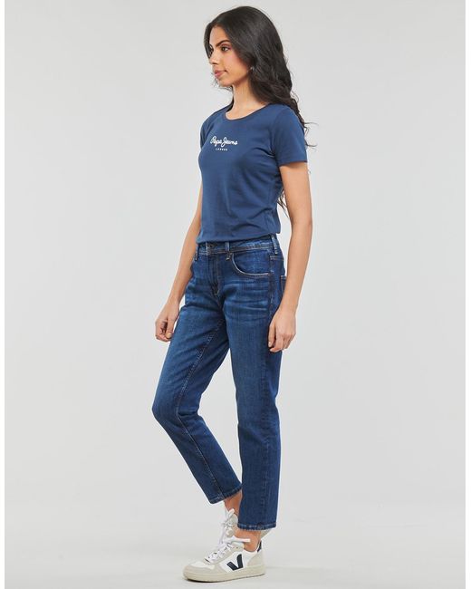 Pepe Jeans Blue T Shirt New Virginia