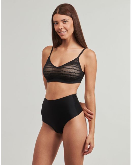 Sloggi Black Triangle Bras And Bralettes Free Evolve Pu Lace
